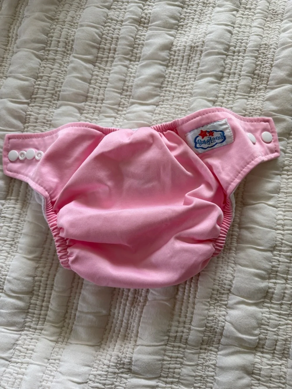 Baby Land Reusable Pink Adjustable Baby Cloth Diaper Cover